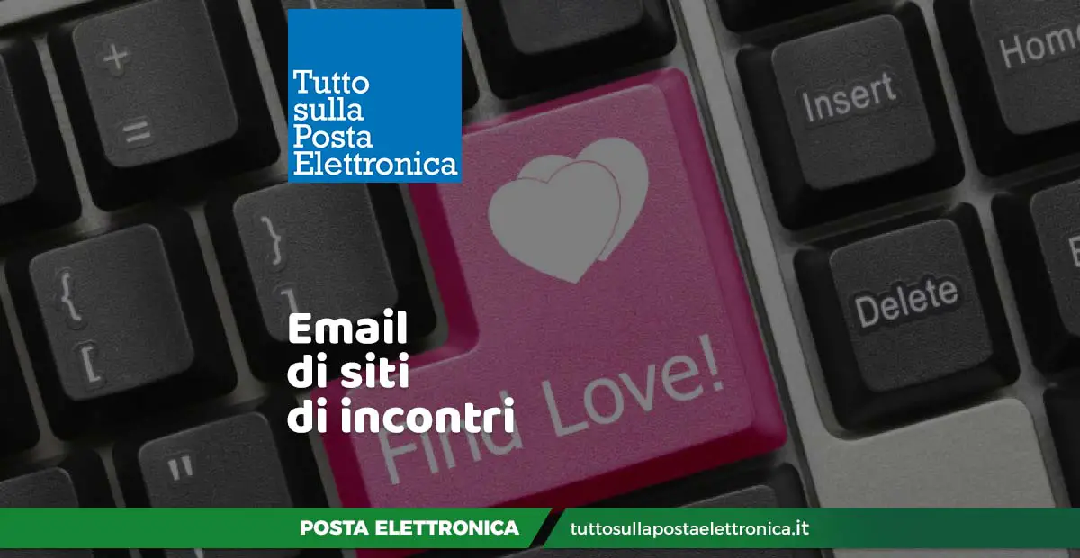 Email di siti di incontri
