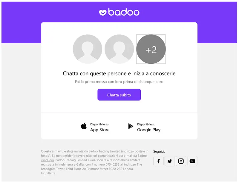 email di badoo