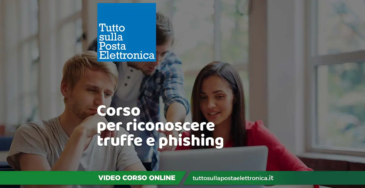 corso per riconoscere truffe e phishing