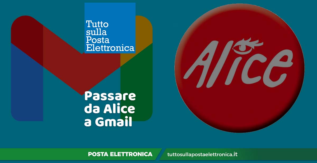 passare da Alice a Gmail