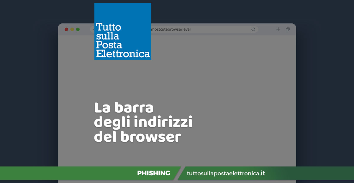 barra indirizzi di un browser