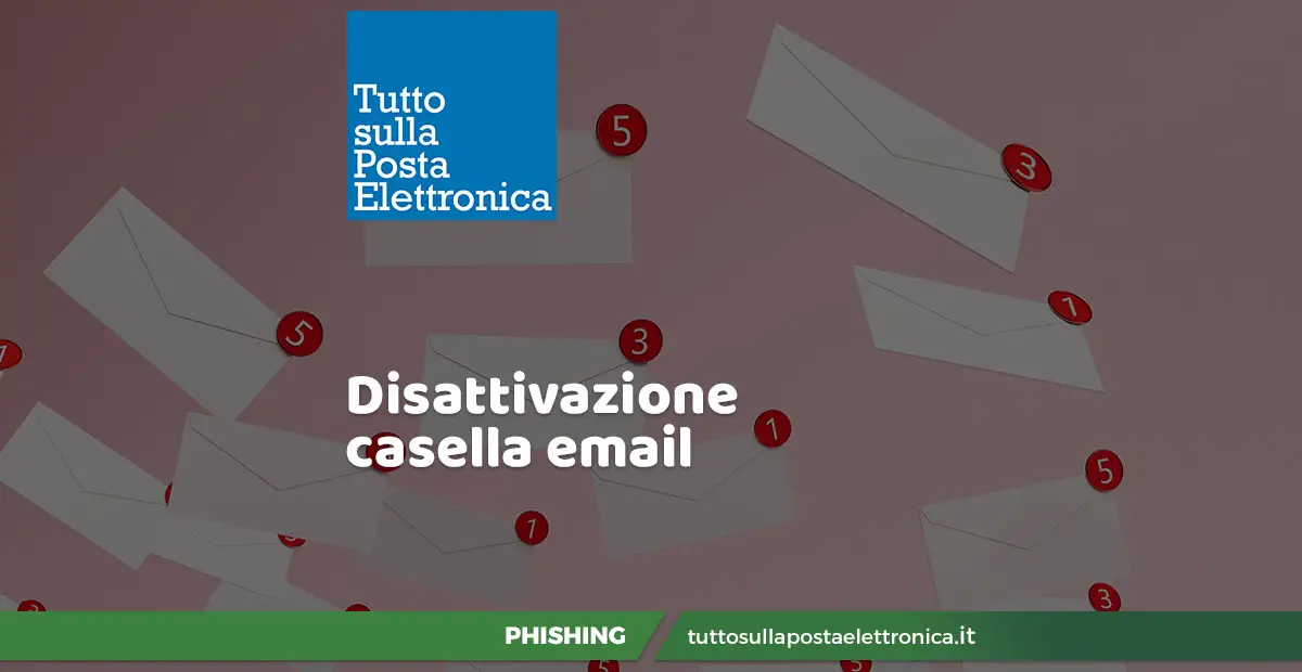 Disattivazione casella e-mail per scadenza dominio