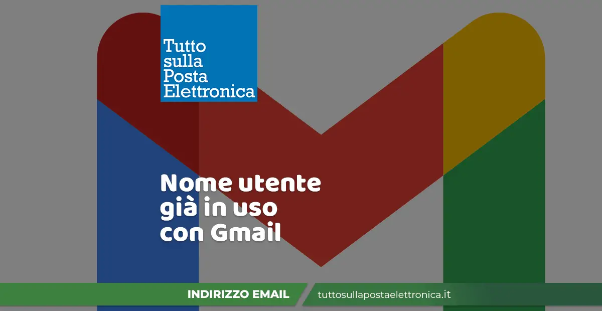 Account Gmail già in uso