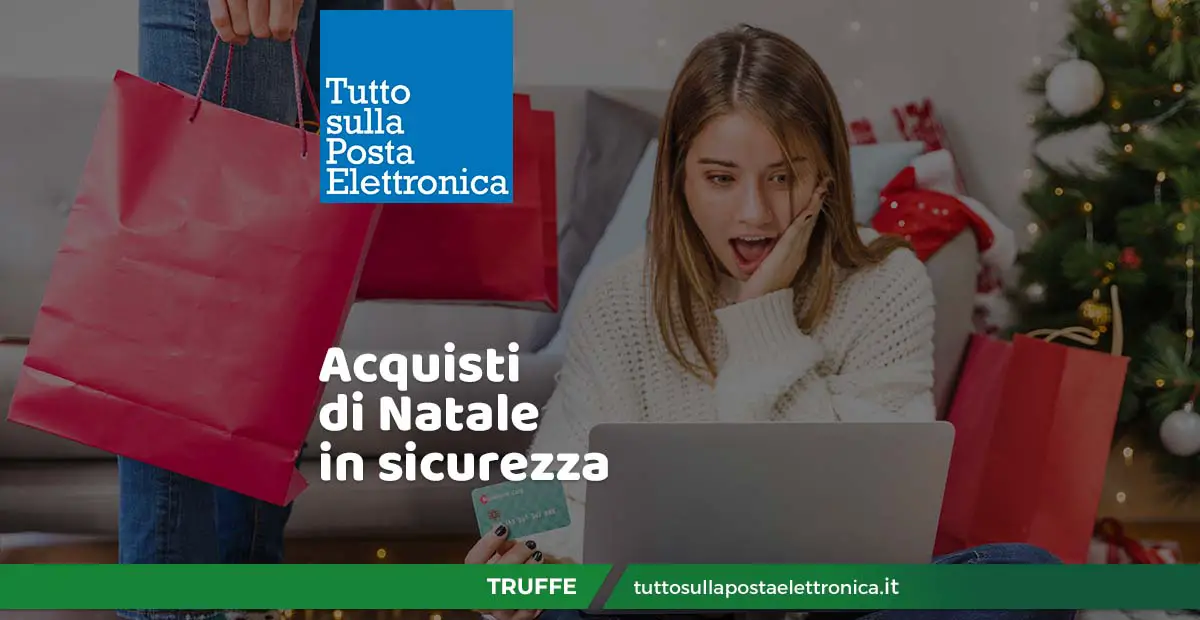 acquisti di natale in sicurezza