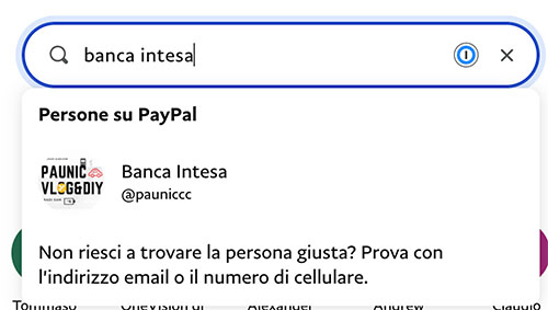 Paypal e banca intesa