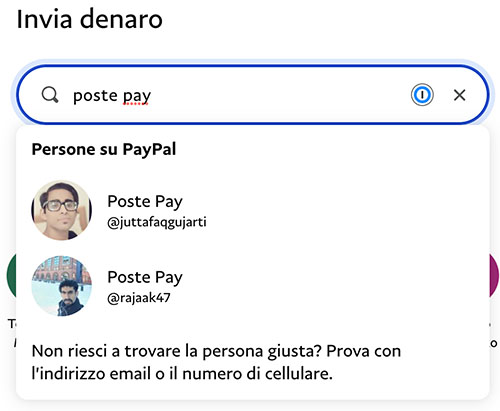Paypal e poste pay