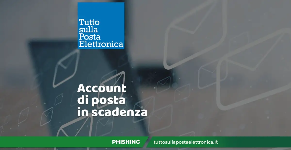 Dominio con account di posta in scadenza