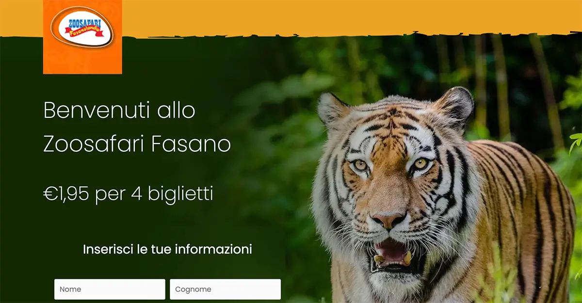 truffa zoosafari fasano biglietti omaggio