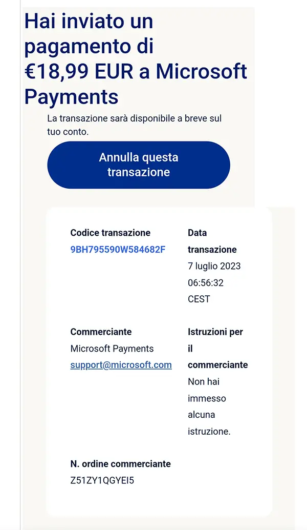 Microsoft Payments